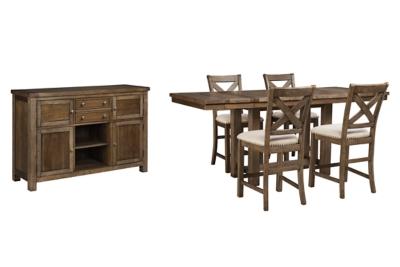 Moriville Counter Height Dining Set - Yankee Furniture Barn (Ossipee,NH)