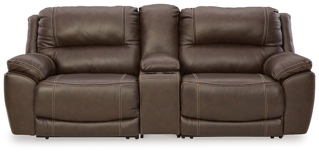 Dunleith Power Reclining Loveseat with Console - Yankee Furniture Barn (Ossipee,NH)