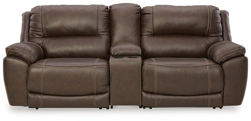 Dunleith Power Reclining Loveseat with Console - Yankee Furniture Barn (Ossipee,NH)