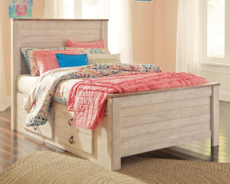 Willowton Bed with 2 Storage Drawers