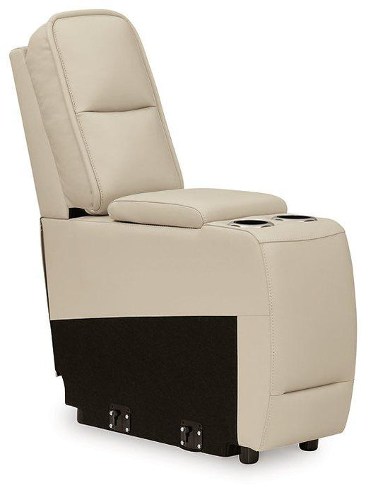 Double Deal Reclining Sectional with Console - Yankee Furniture Barn (Ossipee,NH)