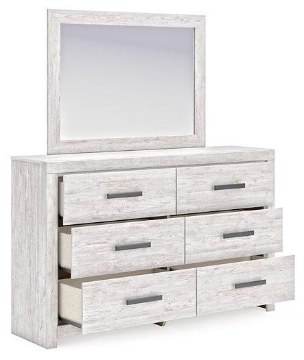 Cayboni Dresser and Mirror - Yankee Furniture Barn (Ossipee,NH)