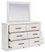 Cayboni Dresser and Mirror - Yankee Furniture Barn (Ossipee,NH)