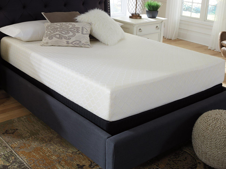 10 Inch Chime Memory Foam Mattress Set - Yankee Furniture Barn (Ossipee,NH)