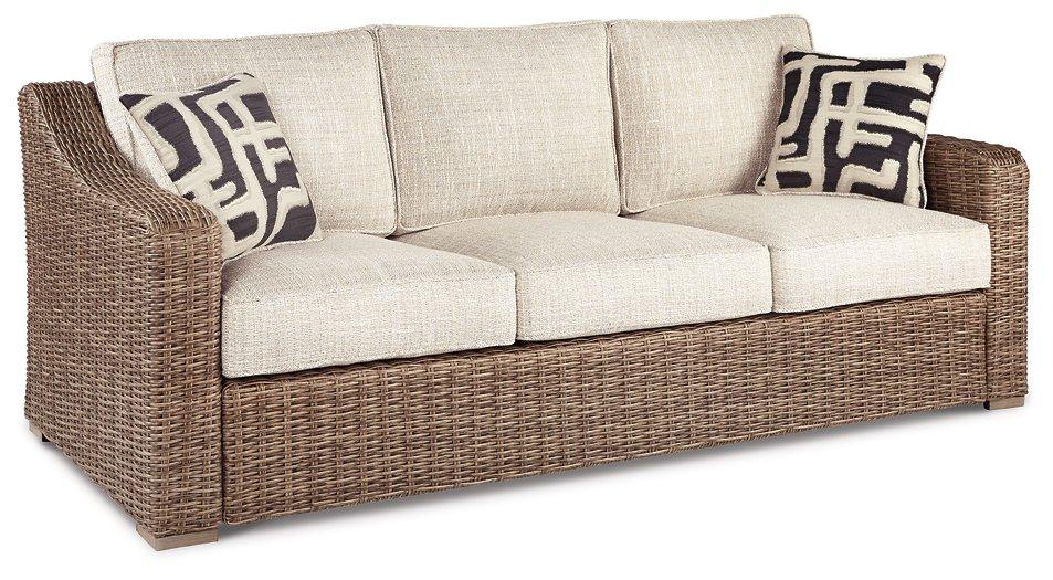Beachcroft Outdoor Sofa with Cushion - Yankee Furniture Barn (Ossipee,NH)
