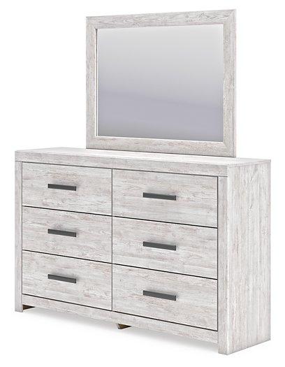 Cayboni Dresser and Mirror - Yankee Furniture Barn (Ossipee,NH)