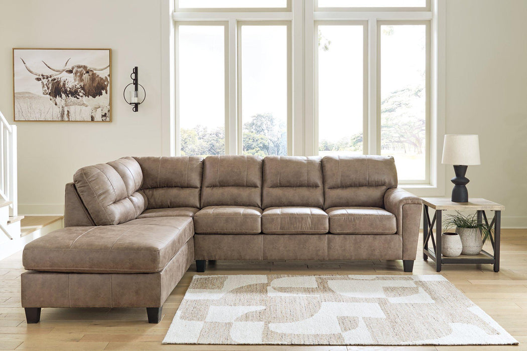 Navi 2-Piece Sectional Sofa Sleeper Chaise