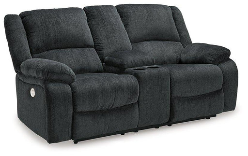 Draycoll Power Reclining Loveseat with Console - Yankee Furniture Barn (Ossipee,NH)