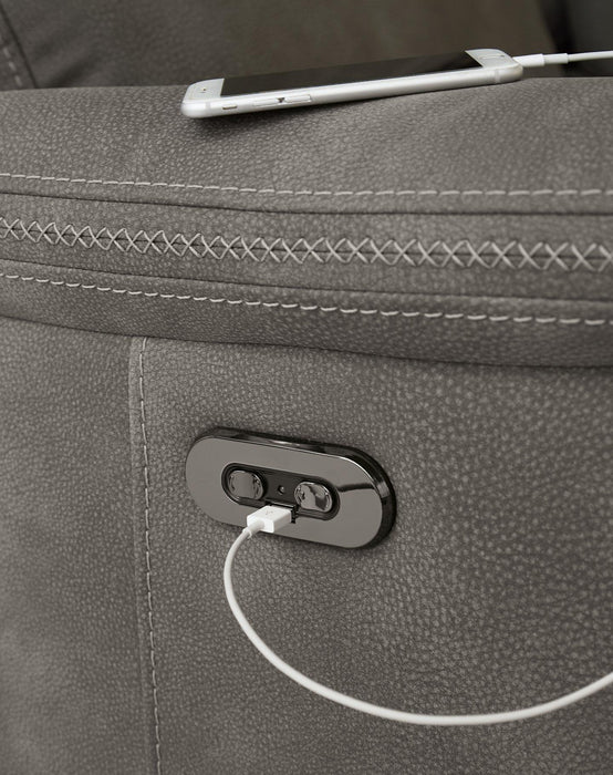 Next-Gen DuraPella Power Reclining Loveseat with Console - Yankee Furniture Barn (Ossipee,NH)