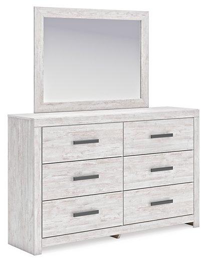 Cayboni Dresser and Mirror - Yankee Furniture Barn (Ossipee,NH)