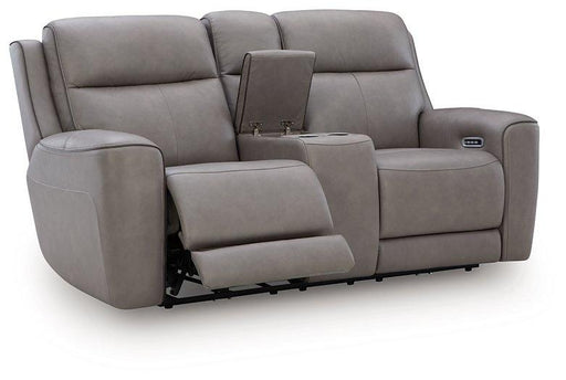 5Z-Comfort Power Reclining Loveseat with Console - Yankee Furniture Barn (Ossipee,NH)