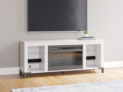 Brollevi 60" TV Stand with Electric Fireplace - Yankee Furniture Barn (Ossipee,NH)