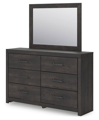 Hollivern Dresser and Mirror - Yankee Furniture Barn (Ossipee,NH)