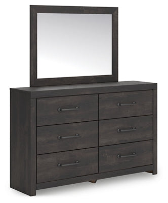 Hollivern Dresser and Mirror - Yankee Furniture Barn (Ossipee,NH)