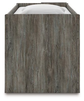 Frandern Loft Bed with Bookcase Storage - Yankee Furniture Barn (Ossipee,NH)