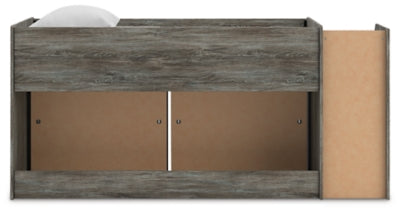 Frandern Loft Bed with Bookcase Storage - Yankee Furniture Barn (Ossipee,NH)