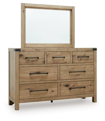 Ridgester Dresser and Mirror - Yankee Furniture Barn (Ossipee,NH)