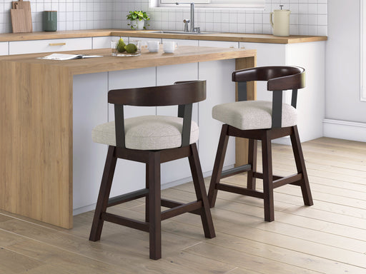Haddigan Counter Height Barstool (Set of 2) - Yankee Furniture Barn (Ossipee,NH)