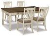 Bolanburg Dining Set - Yankee Furniture Barn (Ossipee,NH)