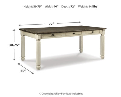 Bolanburg Dining Table - Yankee Furniture Barn (Ossipee,NH)