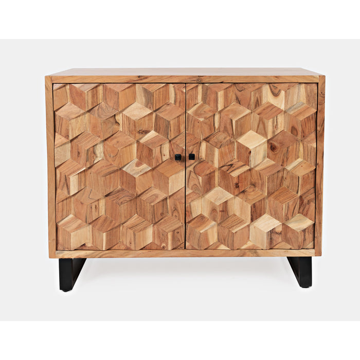 Geometrix 2 Door Accent Cabinet