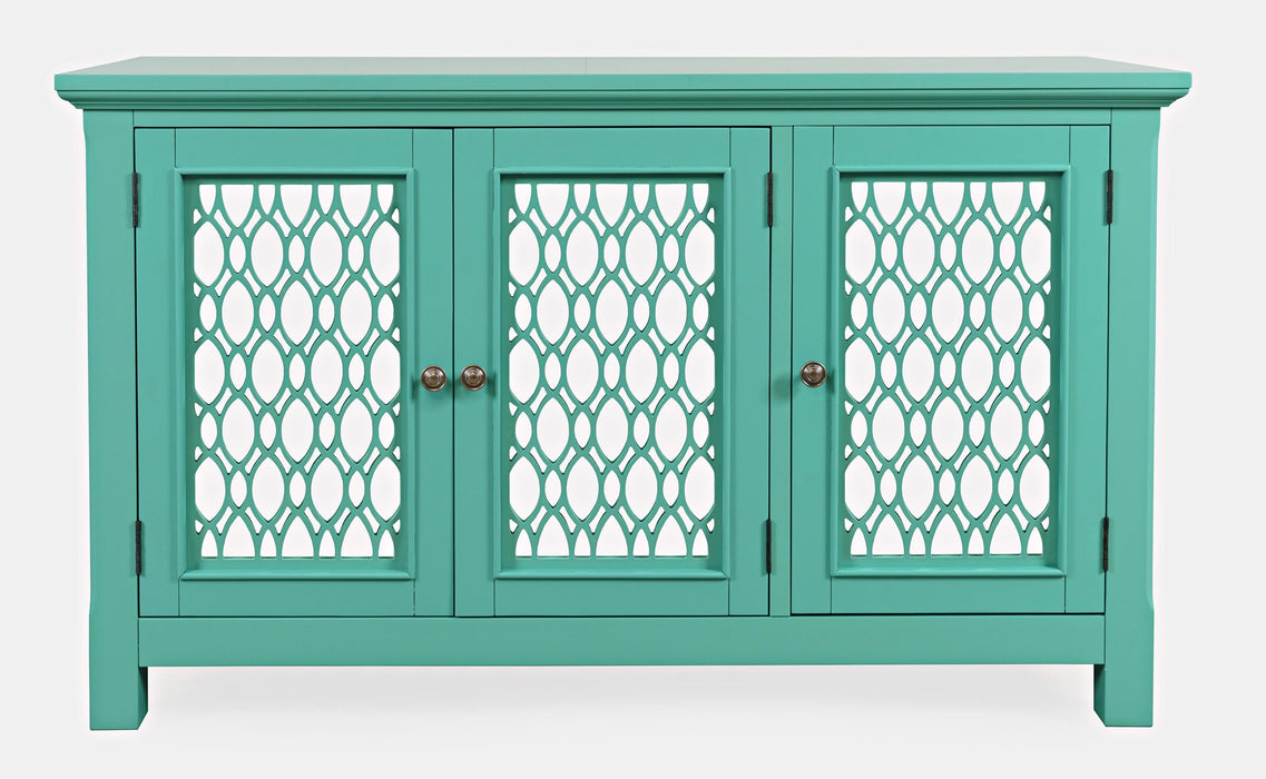 Isabella 54 inch Mirrored Accent Cabinet