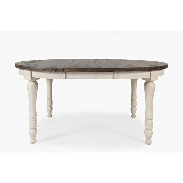 Madison County Round to Oval Dining Table
