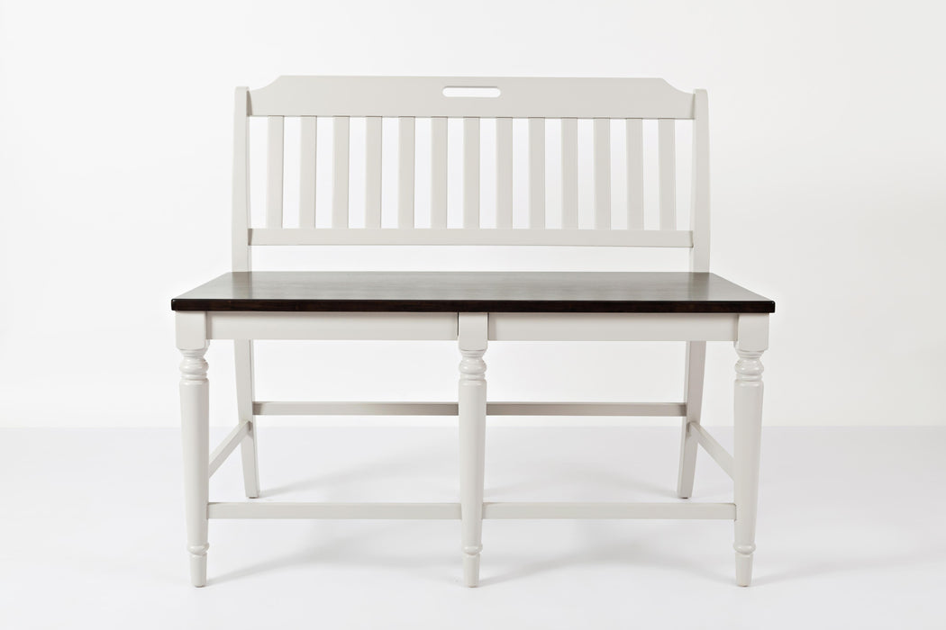 Orchard Park Slatback Counter Bench