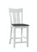 Cosmopolitan Ava Stool, Built In Heather Gray / White image