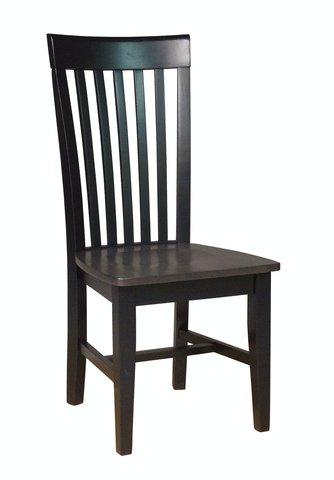 Cosmopolitan Tall Mission Chair, Built In Coal / Black image