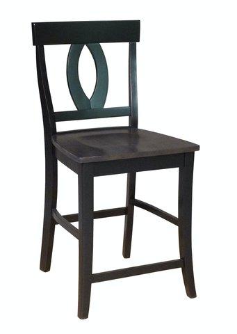 Cosmopolitan Verona Stool, Built In Coal / Black image