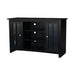 Destinations Open Tv Stand (Built) In Solid Black image