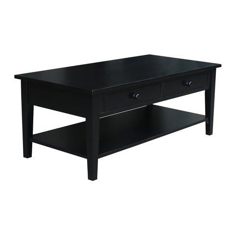 Destinations Spencer Sofa Table In Solid Black image