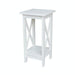 Home Accents 24" X Side Plant Stand In White image