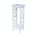 Home Accents 30" X Side Plant Stand In White image