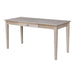 Home Accents 60" Writing Table In Taupe Gray image