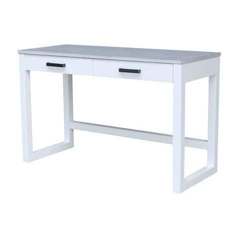 Home Accents Carson Desk In Chalk & White image