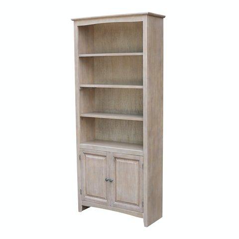 Home Accents Bookcase Doors (1 Pair) In Taupe Gray image