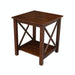 Home Accents Hampton End Table In Espresso image