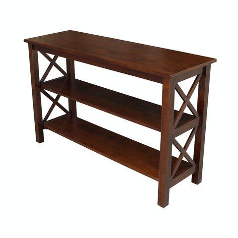 Home Accents Hampton Sofa Table In Espresso image