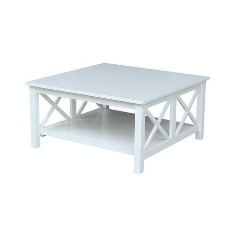 Home Accents Hampton Square Coffee Table In White image