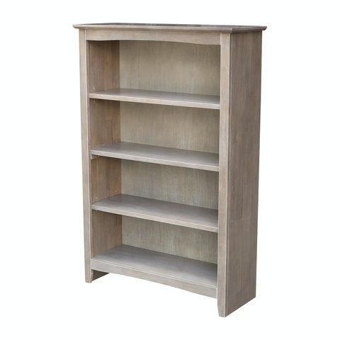 Home Accents Shaker Bookcase, 32"W X 12"D X 48"H In Taupe Gray image