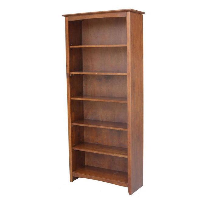 John Thomas Furniture Home Accents Shaker Bookcase in Espresso