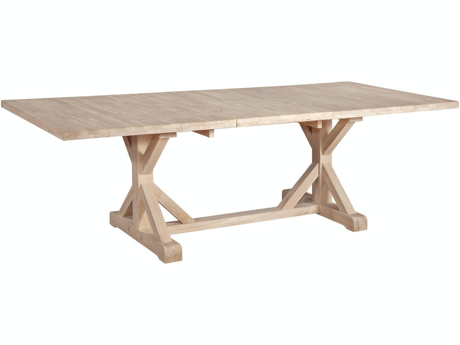 Standard Dining Sierra Trestle Table Top & Base image