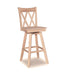 Stools 30'' Double XX Back Swivel Bar Stool image