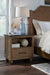 Vista 1D Nightstand In Hickory & Coal image