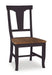 Vista Panelback Chair (Built) In Hickory & Coal image