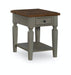 Vista End Table (Rta) In Hickory & Stone image