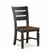 Vista Laddertback Chair (Built) In Hickory & Coal image