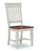 Vista Slatback Chair (Built) In Hickory & Shell image